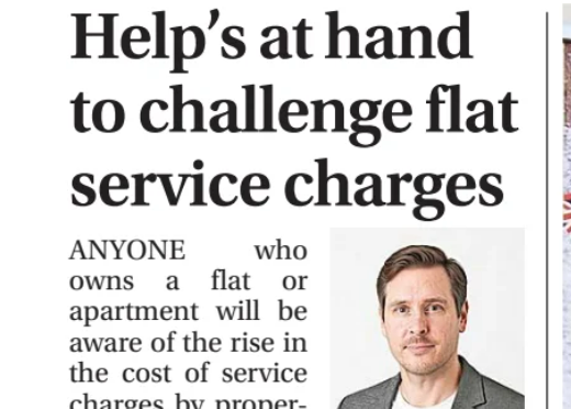 Service Charge Rescue featured in the Western Gazette